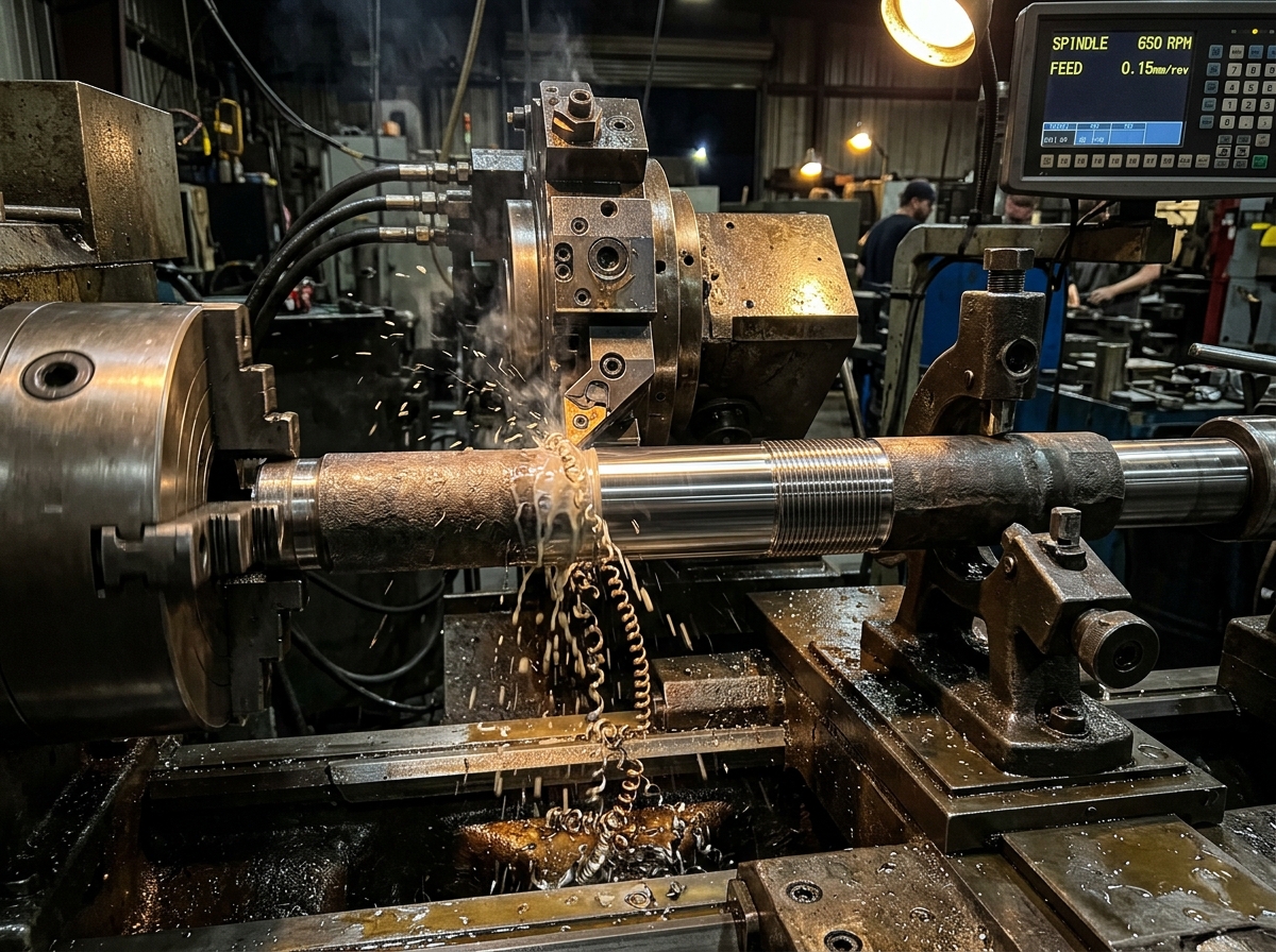 Torneamento Mecânico e CNC até 3.200mm